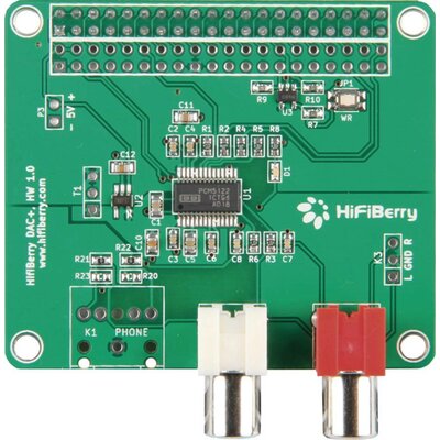 HiFiBerry RB-Hifiberry2 Raspberry Pi® B+ bővítő panel