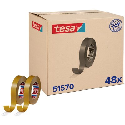 tesa tesafix 51570 51570-00002-00 Kétoldalas ragasztószalag tesafix® 51570 Natúr (H x Sz) 50 m x 25 mm 48 db