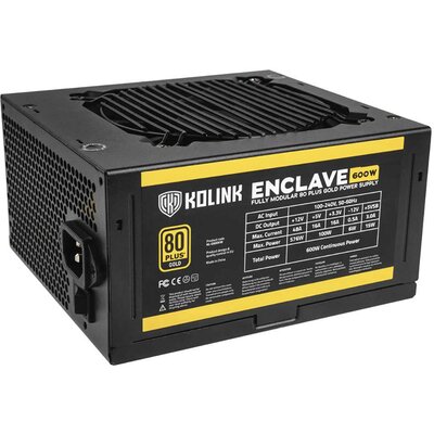 Kolink Enclave Számítógép tápegység 600 W ATX 80PLUS® Gold