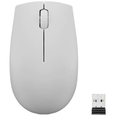 Lenovo 300 Wireless Compact WLAN egér Vezeték nélküli Optikai Szürke 3 Gombok 1000 dpi