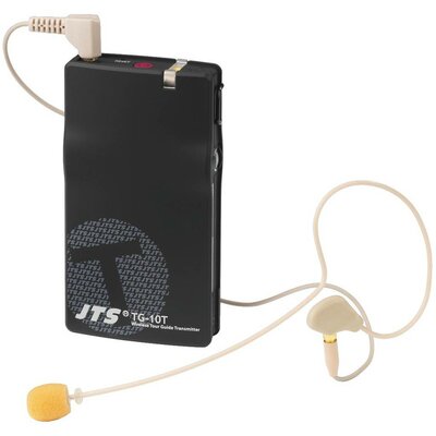 JTS TG-10T/1 Headset Beszéd mikrofon Átviteli mód:Rádiójel vezérlésű, Vezeték nélküli Fejhallgató (3.5 mm jack) Rádiójel vezérlésű, Vezeték nélküli