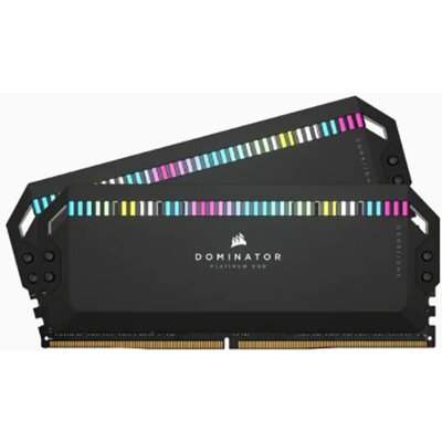 Corsair Dominator Platinum RGB Számítógép munkamemória készlet DDR5 32 GB 2 x 16 GB Non-ECC 6200 MHz 288pin DIMM CL36-39-39-76 CMT32GX5M2X6200C36