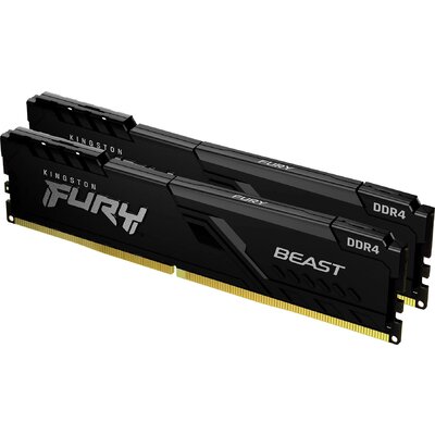 Kingston FURY Beast Számítógép munkamemória készlet DDR4 32 GB 2 x 16 GB 2666 MHz 288pin DIMM CL16 KF426C16BB1K2/32