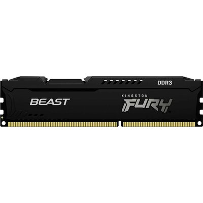 Kingston FURY Beast Számítógép munkamemória készlet DDR3 8 GB 2 x 4 GB Non-ECC 1866 MHz 240 pin DIMM CL10 KF318C10BBK2/8