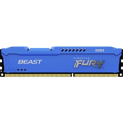 Kingston FURY Beast Számítógép munkamemória modul DDR3 8 GB 1 x 8 GB 1600 MHz 240 pin DIMM CL10 KF316C10B/8