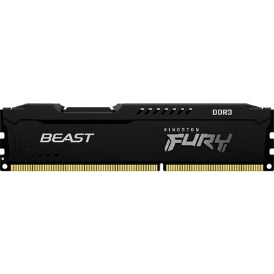 Kingston FURY Beast Számítógép munkamemória modul DDR3 8 GB 1 x 8 GB 1866 MHz 240 pin DIMM CL10 KF318C10BB/8