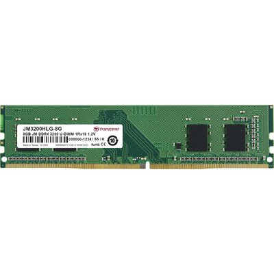 Transcend JetRAM Számítógép munkamemória modul DDR4 8 GB 1 x 8 GB 3200 MHz 288pin DIMM JM3200HLG-8G