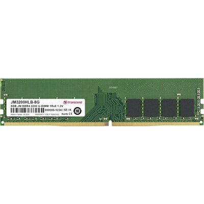 Transcend JetRAM Számítógép munkamemória modul DDR4 8 GB 1 x 8 GB 3200 MHz 288pin DIMM JM3200HLB-8G