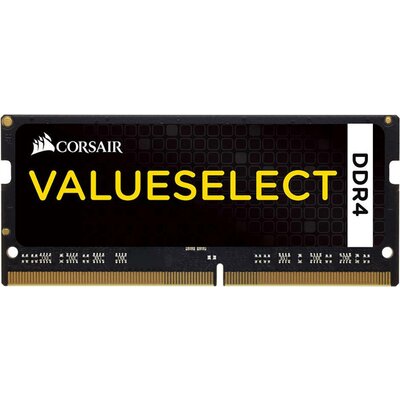 Corsair Value Select Laptop munkamemória modul DDR4 4 GB 1 x 4 GB 2133 MHz 260pin SO-DIMM CL15-15-15-36 CMSO4GX4M1A2133C15