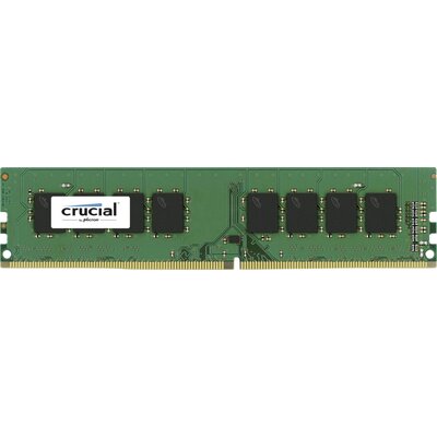 Crucial Crucial DDR4 4GB PC 2400 CL17 Single Rank retail Számítógép munkamemória modul DDR4 4 GB 1 x 4 GB Non-ECC 2400 MHz 288pin DIMM CT4G4DFS824A