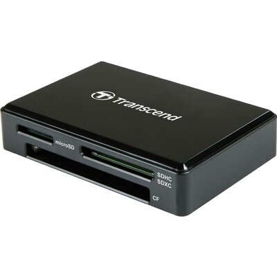 Transcend Card Reader Transcend RDC8K2 USB3.1 All-in-1 MultiCR, Type C Külső memóriakártya olvasó USB-C® USB 3.1 (1. gen) Fekete