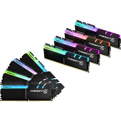 G.Skill Trident Z RGB Számítógép munkamemória készlet DDR4 64 GB 8 x 8 GB Non-ECC 3600 MHz 288pin DIMM CL16-16-16-36 F4-3600C16Q2-64GTZR