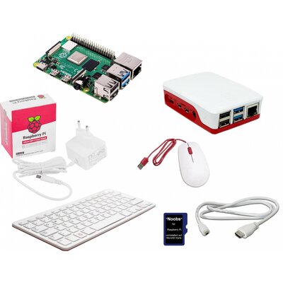 Raspberry Pi® Desktop Kit Raspberry Pi® 5 B 2 GB 4 x 2.4 GHz Billentyűzettel, Egérrel, Noobs OS-sel, Tápegységgel, Házzal, HDMI™ kábellel