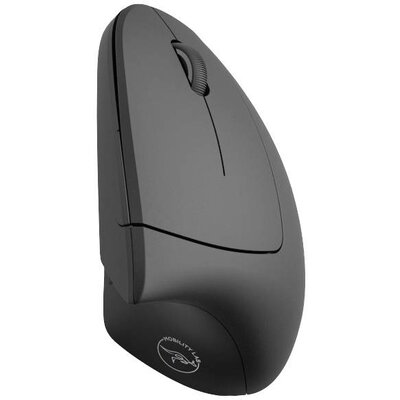 Mobility LAB ML311692 Ergonomikus egér Bluetooth™ Optikai Fekete 6 Gombok 1600 dpi Ergonómikus, Beépített görgetőkerék