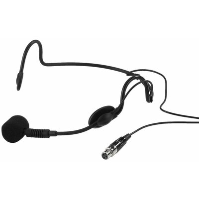 Monacor HSE-90 Headset Beszéd mikrofon Átviteli mód:Vezetékes Mini XLR Vezetékes