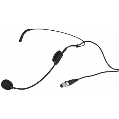 Monacor HSE-72 Headset Beszéd mikrofon Átviteli mód:Vezetékes Szélvédővel Mini XLR Vezetékes