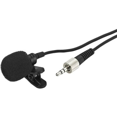 Monacor ECM-821LT Rátűzhető Beszéd mikrofon Átviteli mód:Vezetékes Szélvédővel Mikrofon (3.5 mm jack), Mikrofon (6,3 mm jack) Vezetékes