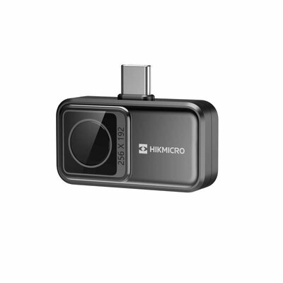 HIKMICRO Mobiltelefon hőkamera Kalibrált (DAkkS) -20 - 350 °C 256 x 192 Pixel 25 Hz USB-C® csatlakozó Android készülékekhez