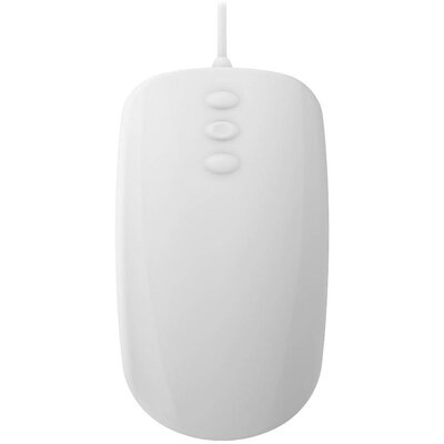 CHERRY Active KEY MMS AK-PMH3 Corded WLAN egér Vezetékes Infra Fehér 3 Gombok 1000 dpi Szilikon membrán, teljesen zárt, IP68, Ergonómikus, zajtalan gombok,