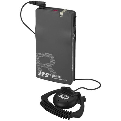 JTS TG-10R/1 Headset Mikrofon vevő Átviteli mód:Rádiójel vezérlésű Fejhallgató (3.5 mm jack) Rádiójel vezérlésű