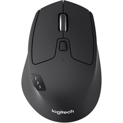 Logitech M720 Triathlon WLAN egér Bluetooth™, Rádiójel vezérlésű Optikai Fekete 8 Gombok 1000 dpi