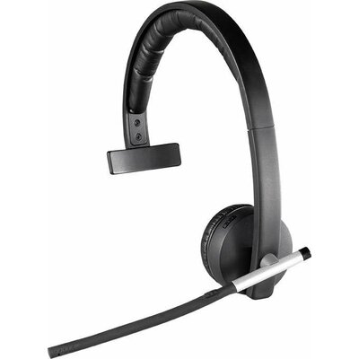 Logitech Mono H820e Számítógép On Ear headset Rádiójel vezérlésű, Vezetékes, DECT Mono Mikrofon némítás