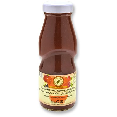 Bio Berta bio smoothie piros (piros szőlő, málna,szeder, ribizli) 200 ml