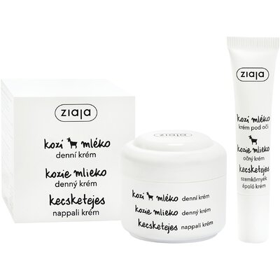 Ziaja kecsketejes nappali arckrém 50ml+szemkrém 15ml duopack 1 db