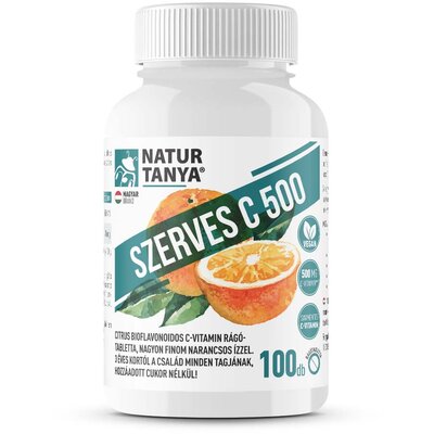 Natur Tanya szerves c-500 rágótabletta 100 db