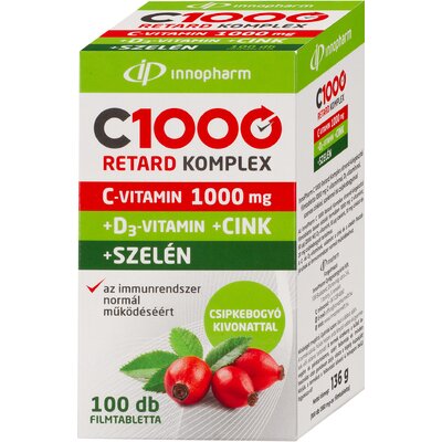 Innopharm c1000 retard komplex filmtabletta 100 db