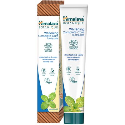 Himalaya botanique natúr fehérítő teljes körű védelmet biztosító borsmentás fogkrém 75 ml