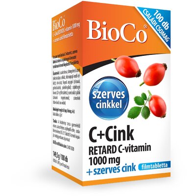 Bioco c+cink retard c-vitamin 1000 mg 100 db