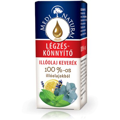 Medinatural légzéskönnyítő 100% illóolaj keverék 10 ml