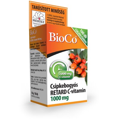 Bioco csipkebogyós retard c-vitamin 1000mg családi csomag filmtabletta 100 db