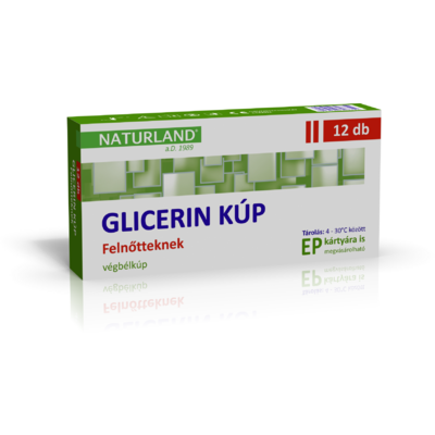 Naturland glicerin kúp felnőtteknek 2500mg 12 db