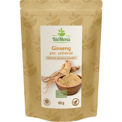 BioMenü bio ginseng por szibériai 60 g