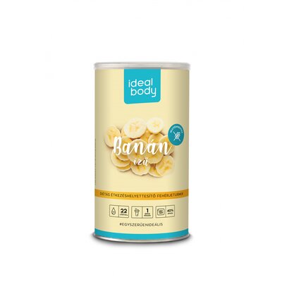 Idealbody fogyókúrás italpor banán 525 g