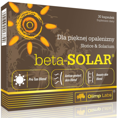 Olimp Labs beta solar barna bőr támogató kapszula 30 db