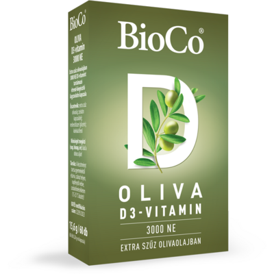 Bioco oliva d3-vitamin 3000ne 60 db