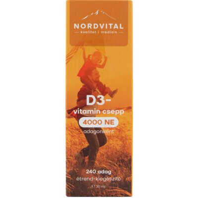 Nordvital d3-vitamin csepp 240adag 30 ml