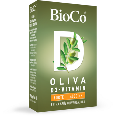 Bioco oliva d3-vitamin 4000ne 60 db