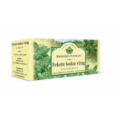 Herbária fekete bodza virág tea 25x1g 25 g