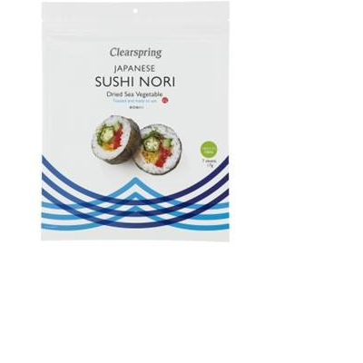 Clearspring nori-sushi pirított algalap 7 db