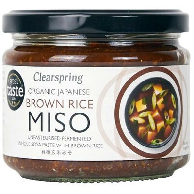 Clearspring bio miso barnarizsből üveges 300 g