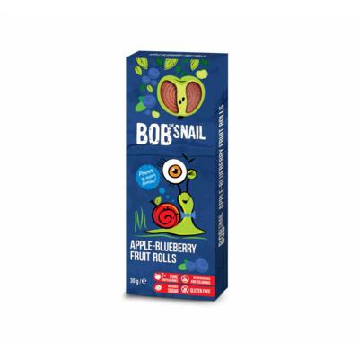 Bob Snail gyümölcstekercs alma-áfonya 30 g