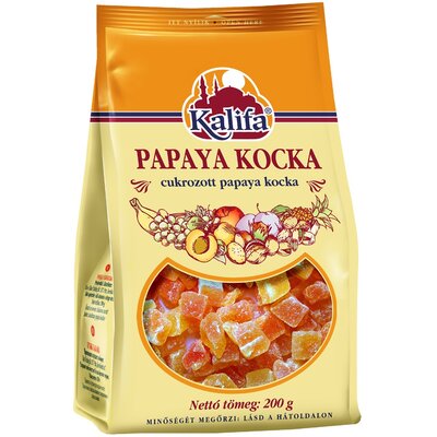 Kalifa papaya kocka kandírozott 200 g