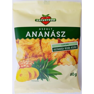 Naturfood aszalt ananász 80 g