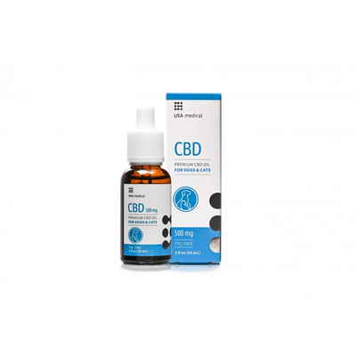 Usa Medical cbd olaj kutyáknak és macskáknak 500mg 30 ml