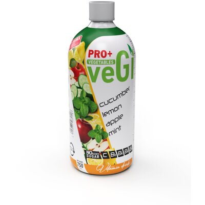 Powerfruit pro+ vegi uborka-citrom-menta ízű üdítőital 750 ml