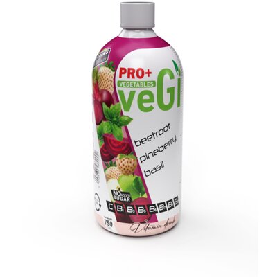 Powerfruit pro+ vegi cékla-eper bazsalikom ízű üdítőital 750 ml